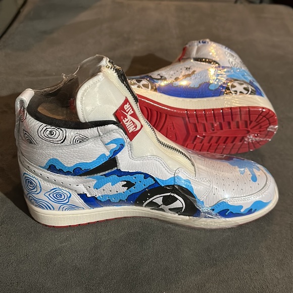 Nike Air Jordan BMW Custom Hand Paint New size 10.5 - Picture 2 of 7